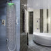 Cascada Showers 10" Rainfall LED Shower Set Double-Function Valve - Main Product Image