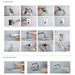 Cascada Showers 10" Rainfall LED Shower Set Double-Function Valve - Product Image 6