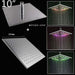 Cascada Showers 10" Square Rainfall LED Shower Head - Product Image 10