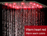 Cascada Showers 10" Square Rainfall LED Shower Head - Product Image 8