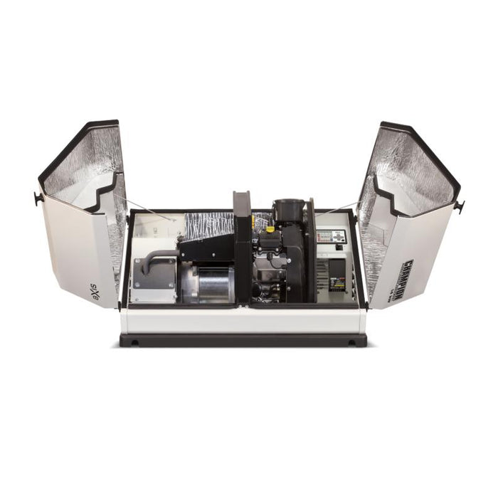 Champion 100835 14kW Home Standby Generator with 100 Amp Transfer Switch New - Side View