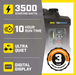 Champion 100571 2300W/3500W Generator Gas Inverter Low THD CO Shield New - Detail View