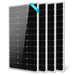 Green Vista Living Sungold Power 100 Watt Monocrystalline Solar Panel - Installation View