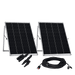 Nature's Generator 200W Rigid Solar Panels w/ cable and connector - Main Product Image