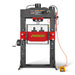 100 Ton H-Frame Air/Hydraulic Shop Press with Hand Winch,  Fully Welde