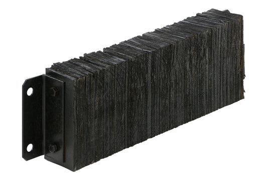 Vestil 1030-4.5 Laminated Rubber Dock Bumper 10 in. x 26 in. x 4-1/2 in. Bumper Size Black