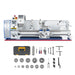 1.5‘’ Spindle Bore Metal Lathe Machine 10'' x 30'' High Precision Brushless Motor Benchtop 0-2000 RPM  Variable Speed Metal Working Machine 1.5HP Small Lathe without Stand 1030V