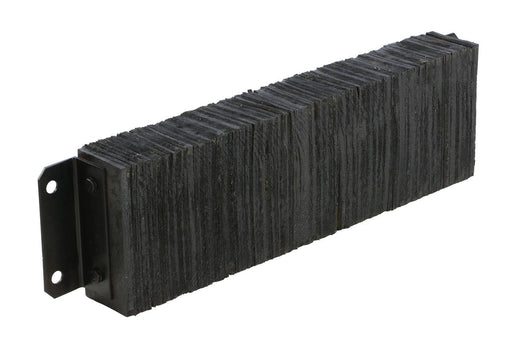 Vestil 1036-4.5 Laminated Rubber Dock Bumper 10 in. x 32 in. x 4-1/2 in. Bumper Size Black