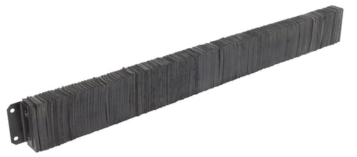 Vestil 1096-4.5 Laminated Rubber Dock Bumper 10 in. x 92 in. x 4-1/2 in. Bumper Size Black