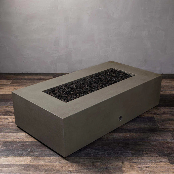 Starfire Designs Gravity 60" x 32" Rectangle Concrete Gas Fire Pit Starfire Designs