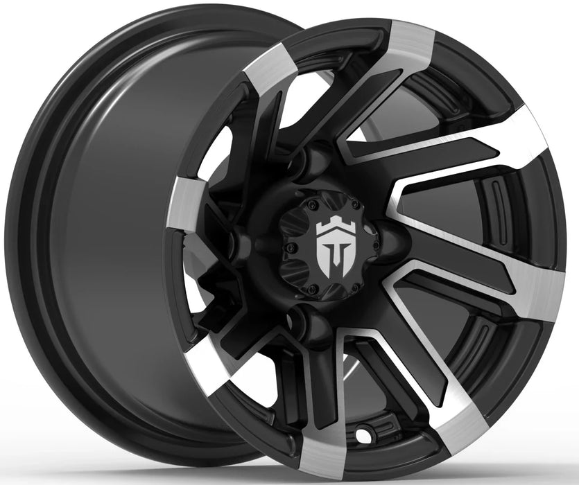 Empire Blade B10 10x7 Wheel with X Comp Golf A/T Tire golf cart wheel and tire – view 9
