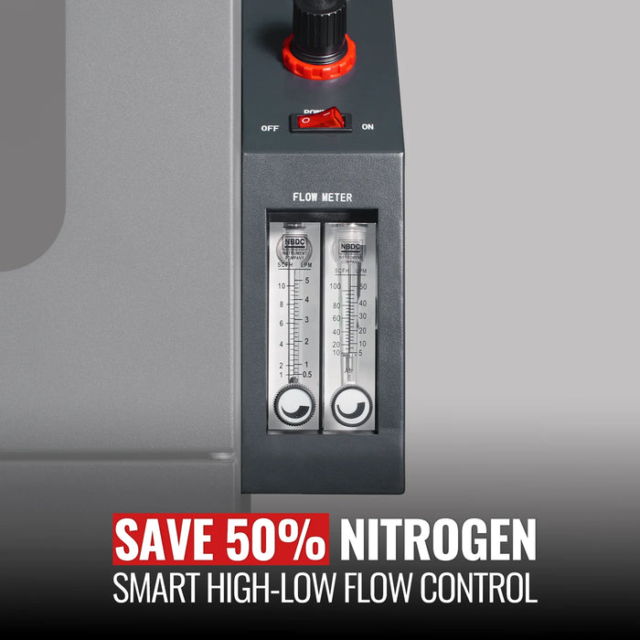 1-60% RH Nitrogen Dry Cabinet 1430L ESD Desiccator Cabinet Low Humidity Storage,  NC1430B-6
