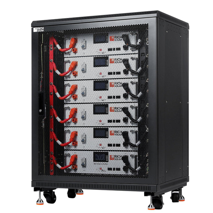 Green Vista Living Rich Solar ALPHA 5 | 48V 100Ah LiFePO4 Battery Server Rack Lithium for... Power Station - View 12