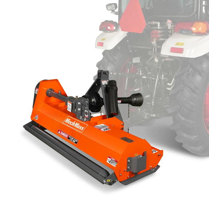 3-Point PTO Stump Grinder & 60'' PTO Flail Mower Combo, SG24&EFS60