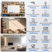 Green Vista Living ECO-WORTHY 5.12KWh Home Backup Power With 48V 100Ah LiFePO4 And 3500W 48V... - Installation View