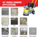 Tomahawk Power 10" Honda Concrete Floor Grinder 10HP GXV390 Motor for Smoothing, Floor Prep, Coatings - Detail View 2