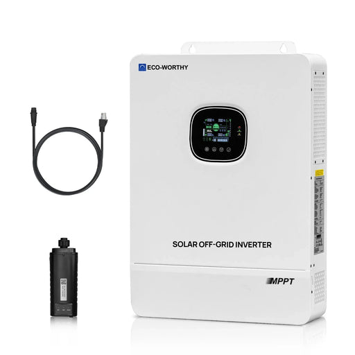Green Vista Living ECO-WORTHY 10KW Off-grid Inverter 48V 120V/240V Split Phase All-In-One Inverter