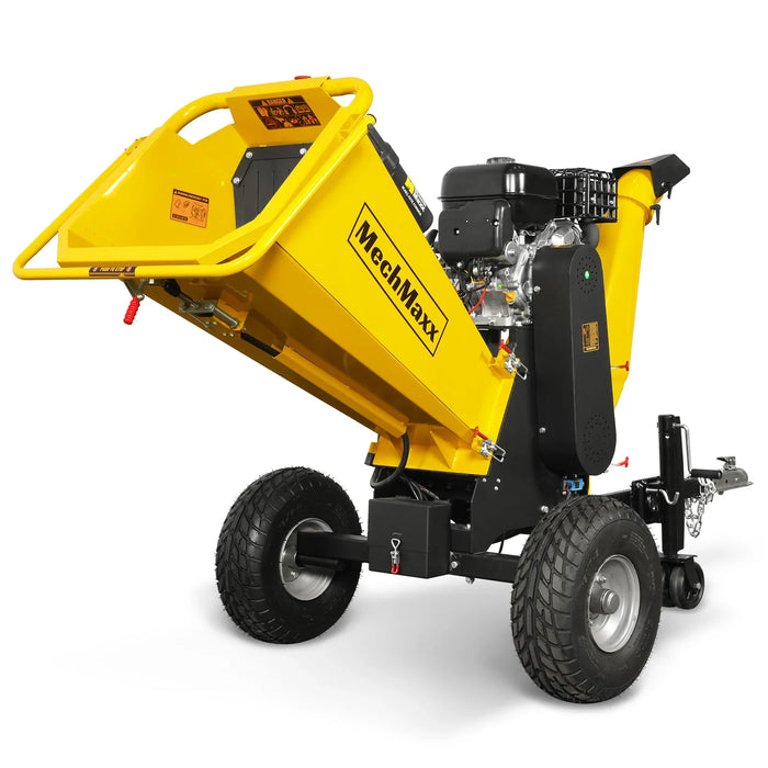 6 inch E-start ZONSEN 459cc 15hp Gasoline Engine Powered Drum Wood Chipper , P4206