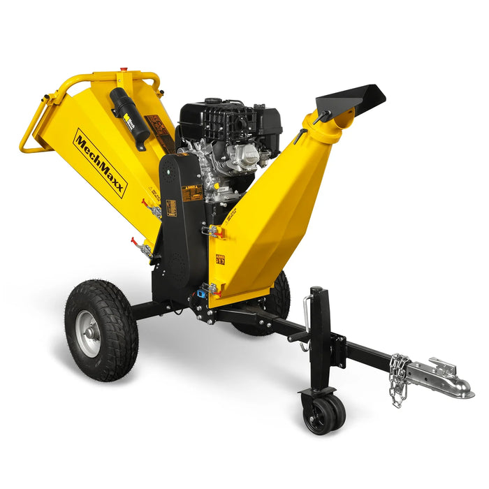 6 inch E-start ZONSEN 459cc 15hp Gasoline Engine Powered Drum Wood Chipper , P4206