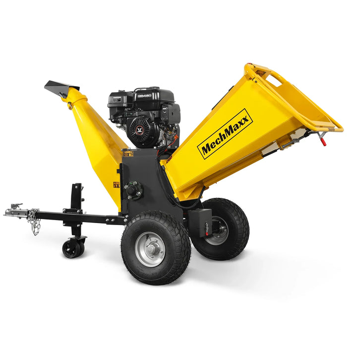 6 inch E-start ZONSEN 459cc 15hp Gasoline Engine Powered Drum Wood Chipper , P4206
