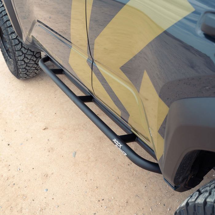 C4 Fabrication 2025-2026 Toyota 4Runner Rock Runner Sliders – installed on vehicle, image 6 of 18