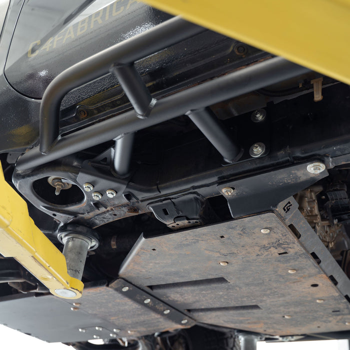 C4 Fabrication 2025-2026 Toyota 4Runner Rock Runner Sliders – installed on vehicle, image 12 of 18