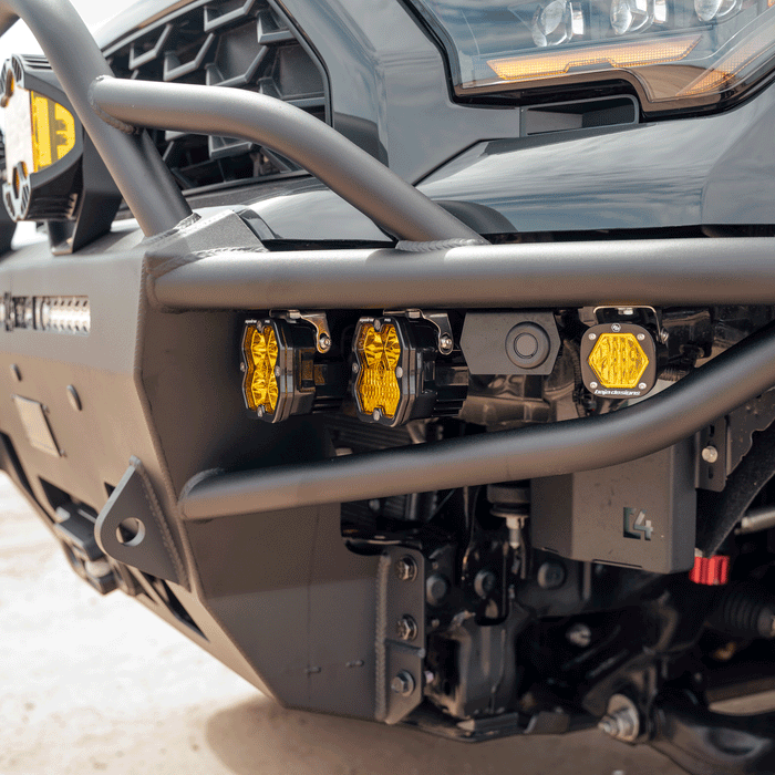 C4 Fabrication 2025-2026 Toyota 4Runner Hybrid Series Front Bumper – installed on vehicle, image 13 of 22