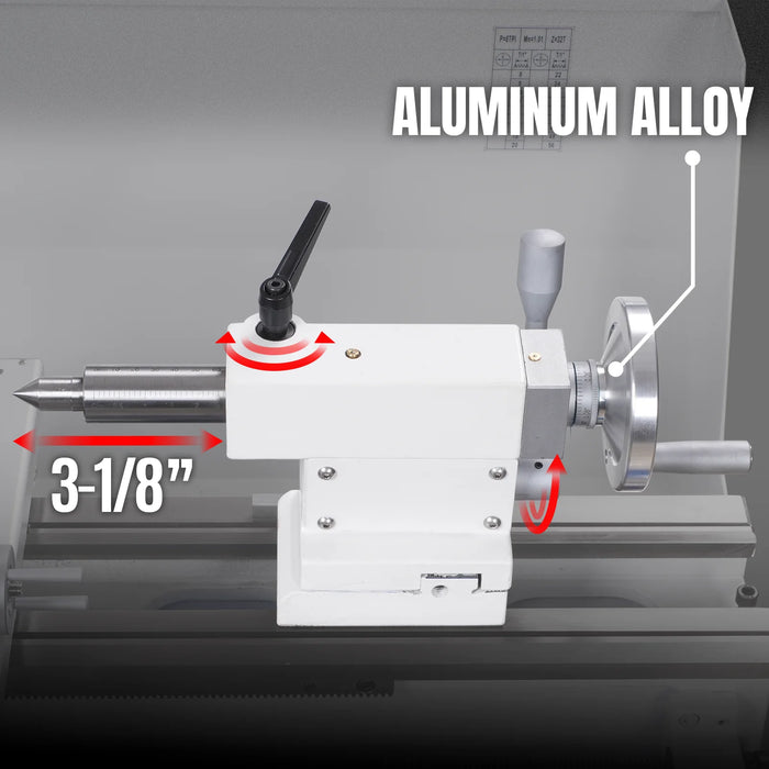 Metal Lathe Machine with DRO 11'' x 30'' High Precision Benchtop 0-2000 RPM Brushless Motor Variable Speed Metal Working Machine 2HP Small Lathe without Stand 1130VD
