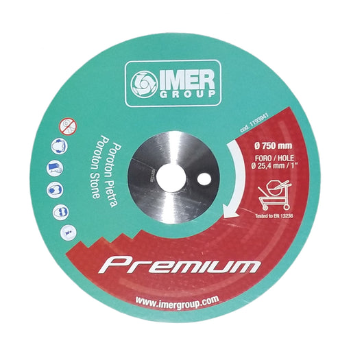 IMER Masonry 750 Plus 30" Premium Diamond Blade Stone