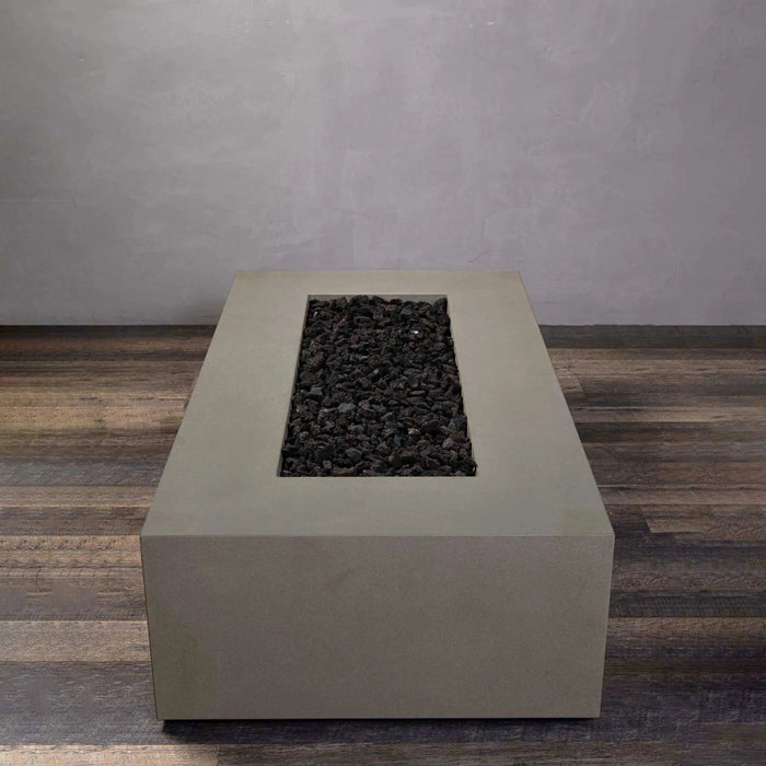 Starfire Designs Gravity 60" x 32" Rectangle Concrete Gas Fire Pit Starfire Designs