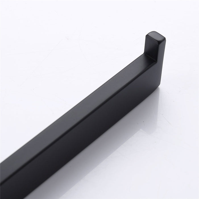 wonderland shower inc Luxurious 4-Piece Brass Matte Black Bathroom Hardware Set:... Shower Accessory - Installation View