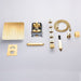 Cascada Showers 12" Cascada Annecy Shower System - Polished Gold - Detail View 2