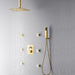 Cascada Showers 12" Cascada Annecy Shower System - Polished Gold - Alternate View