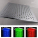Cascada Showers 12" Square Rainfall LED Shower Head - Alternate View