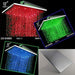 Cascada Showers 12" Square Rainfall LED Shower Head - Main Product Image
