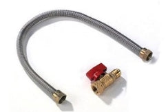 Napoleon 12" Stainless Steel Gas Flex Connector and Shut Off (Carton of 25)