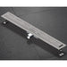 Cascada Showers 12", Linear Drain System for Floor, Stainless Steel 304,  1073 - Alternate View
