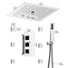 Cascada Showers 12” Music LED shower system with built-in Bluetooth Speaker - Product Image 14