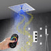 Cascada Showers 12” Music LED shower system with built-in Bluetooth Speaker - Alternate View