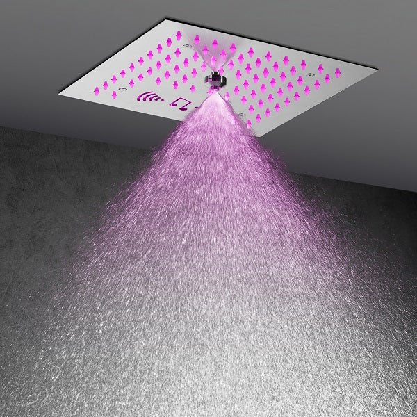 Cascada Showers 12” Music LED shower system with built-in Bluetooth Speaker - Product Image 10