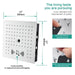 Cascada Showers 12” Music LED shower system with built-in Bluetooth Speaker - Product Image 15