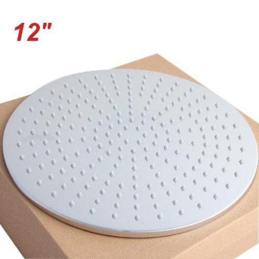 Cascada Showers 12" Round Rainfall LED Shower Head Stainless Steel - Alternate View