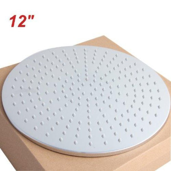Cascada Showers 12" Round Rainfall LED Shower Head Stainless Steel - Alternate View