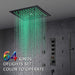 12" Siena Digital LED Bluetooth Shower System By Cascada Showers - Detail View 2