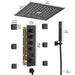 12" Siena Digital LED Bluetooth Shower System By Cascada Showers - Product Image 7