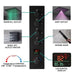 12" Siena Digital LED Bluetooth Shower System By Cascada Showers - Detail View 3