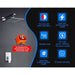 Cascada Showers 12" Square LED Wall Mounted Shower Set - Detail View 3