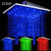 Cascada Showers 12" Square Rainfall LED Shower Head - Product Image 21