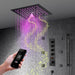 12" Turin Digital LED Bluetooth Shower System By Cascada Showers - Main Product Image