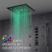 12" Turin Digital LED Bluetooth Shower System By Cascada Showers - Product Image 8